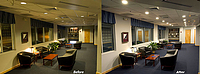 Example of CREE LED Lighting in Office