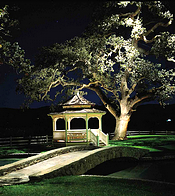 Clime5 LED landscape moon lighting Fort Myers Florida estate home
