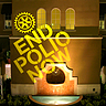 Clime5 LED Image Projection Marketing Rotory International End Polio Now Campaign